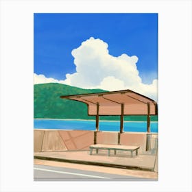 Bus Stop Canvas Print