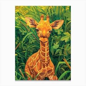 Giraffe 210 Canvas Print