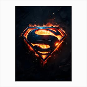 Superman Logo Canvas Print