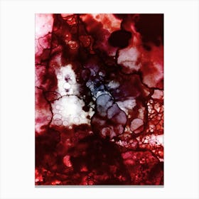 Modern Abstraction Is Red Canvas Print