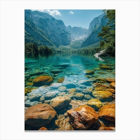 Lake In The Mountains 19 Canvas Print