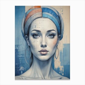 'Blue Girl' Canvas Print