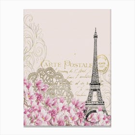 Paris Eiffel Tower Canvas Print