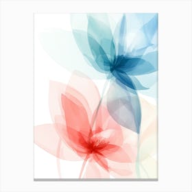 Abstract Flower Background Canvas Print