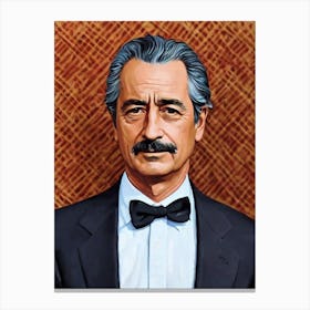 David Strathairn Illustration Movies Canvas Print