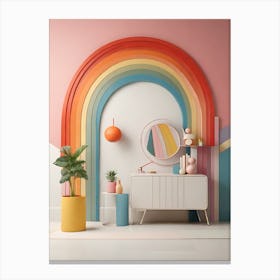 Rainbow Wall Art Canvas Print