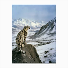 Snow Leopard Canvas Print