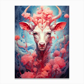 Deer Head Canvas Print