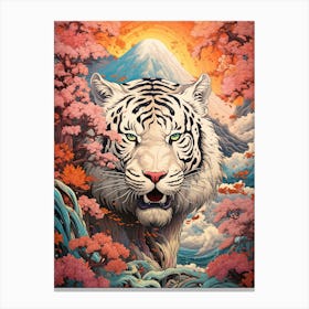 White Tiger Canvas Print