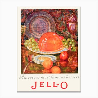 Jell O Advert 1924 Canvas Print