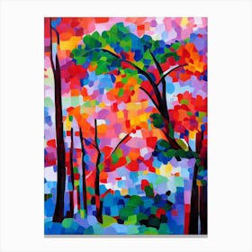 Cinnamon Tree Tree Cubist 2 Canvas Print