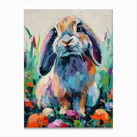 Mini Satan Rabbit Painting 1 Canvas Print