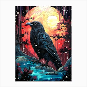 Raven Canvas Print