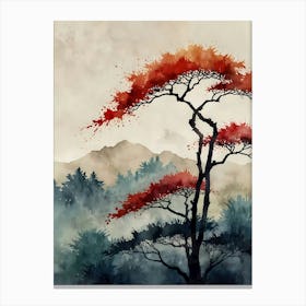 Japanese Tree 1 Canvas Print