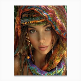 Bohemian Beauty Canvas Print