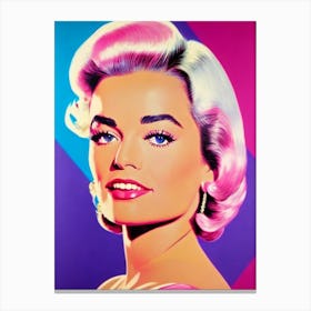 Dorothy Malone Pop Movies Art Movies Canvas Print