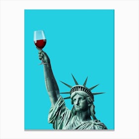 Liberty Of Drinking Canvas Print