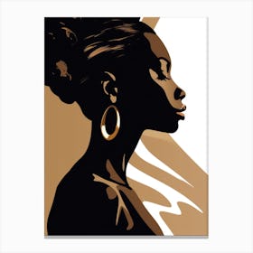 Afro-American Woman 13 Canvas Print