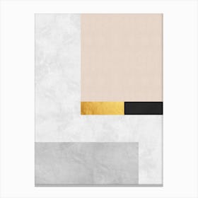 Geometric art with gold 6 1 Canvas Print