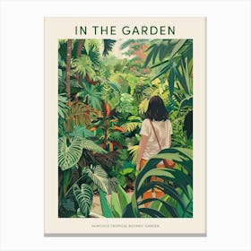 In The Garden Poster Fairchild Tropical Botanic Garden Usa 2 Canvas Print