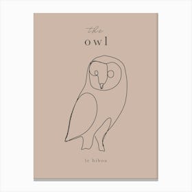 The Owl Canvas Print