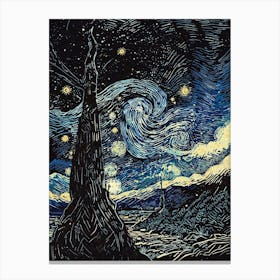 Starry Night 8 Canvas Print