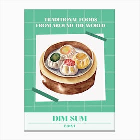 Dim Sum China 2 Foods Of The World Canvas Print
