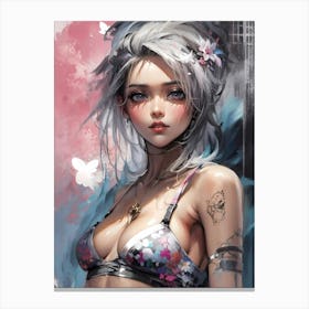 Anime Girl 7 Canvas Print