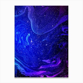 Abstract Space Background - Marble Space #2 Canvas Print