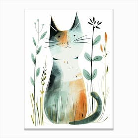 Pixiebob Cat Clipart Illustration 2 Canvas Print