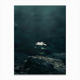 Flower In The Water 7 Canvas Print