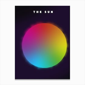 The Sun Light Spectrum Canvas Print