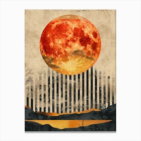 Full Moon In The Sky Canvas Print