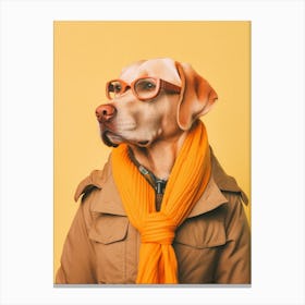 A Labrador Retriever Dog 9 Canvas Print