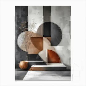 Abstract Geometric Painting 1 Canvas Print