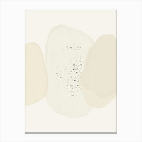 Three White Paints Canvas Print