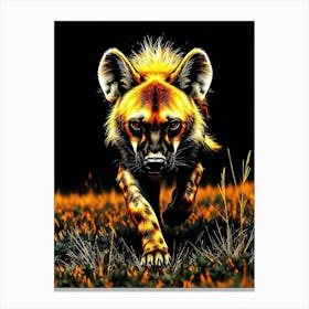 Wild Animal Creative Portrait 13 Canvas Print