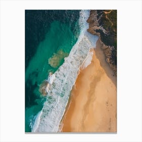 Aerial View Of Sydney Beach Canvas Print