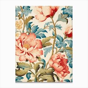 Floral Wallpaper 345 Canvas Print