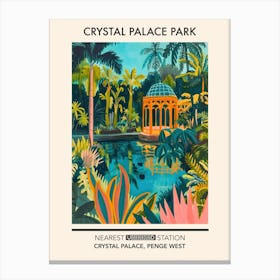 Crystal Palace Park London Parks Garden 2 Canvas Print