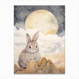 Sleeping Baby Bunny 1 Canvas Print