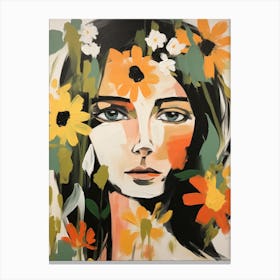 Flower Girl 3 Canvas Print