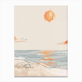 Sand And Sun 3 Canvas Print