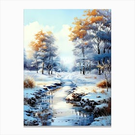 Winter Landscape Canvas Print