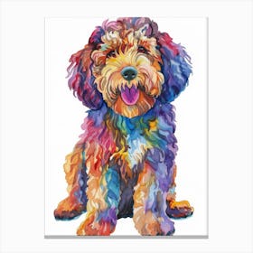Poodle Painting 5 Canvas Print