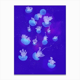 Mystical Jellyfish Canvas Print