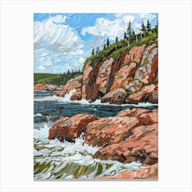 Rocky Shore Canvas Print