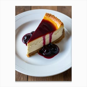 Cherry Cheesecake Canvas Print