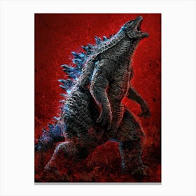 Godzilla Canvas Print