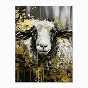 Gold Sheep 1 Canvas Print